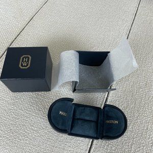 Brand New Harry Winston Ring Empty Box Case Storage Travel